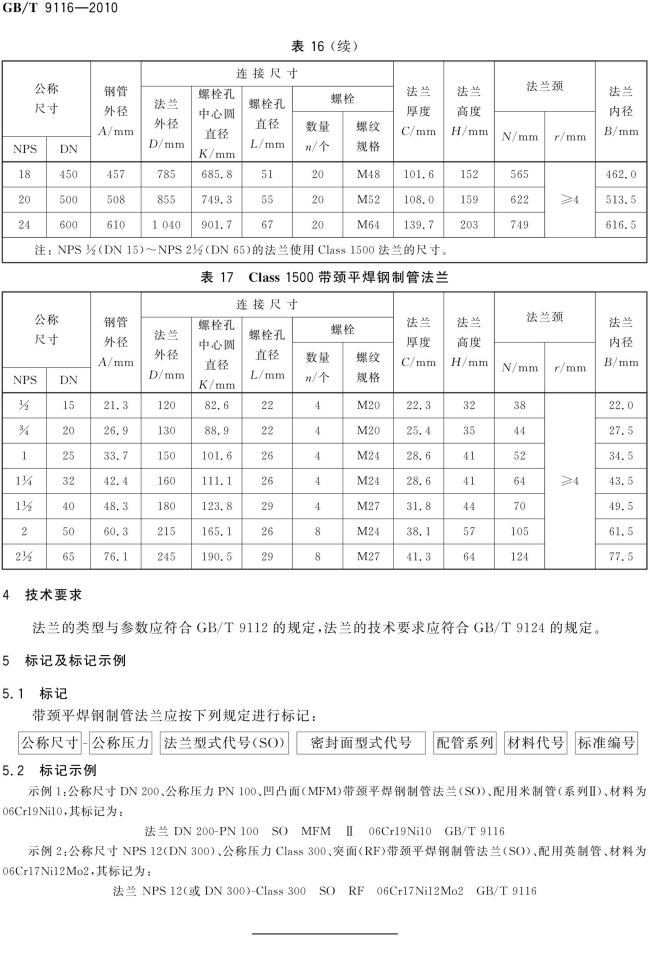 GB T 9116-2010 带颈平焊钢制管法兰_18.png
